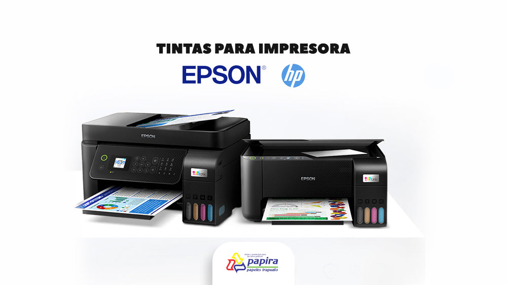 Tintas para impresora Epson y HP