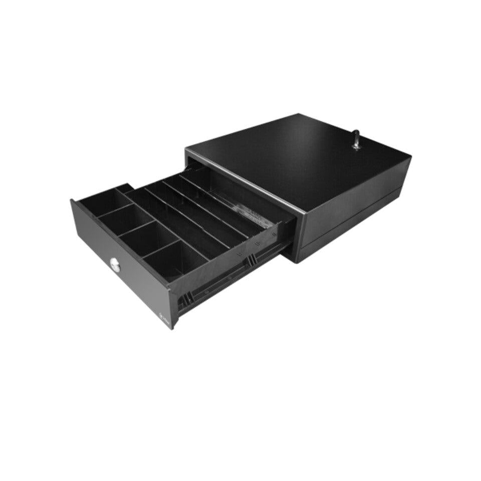 Cajón de Dinero 3nStar CD200 con Llave, 1.04Kg, Negro