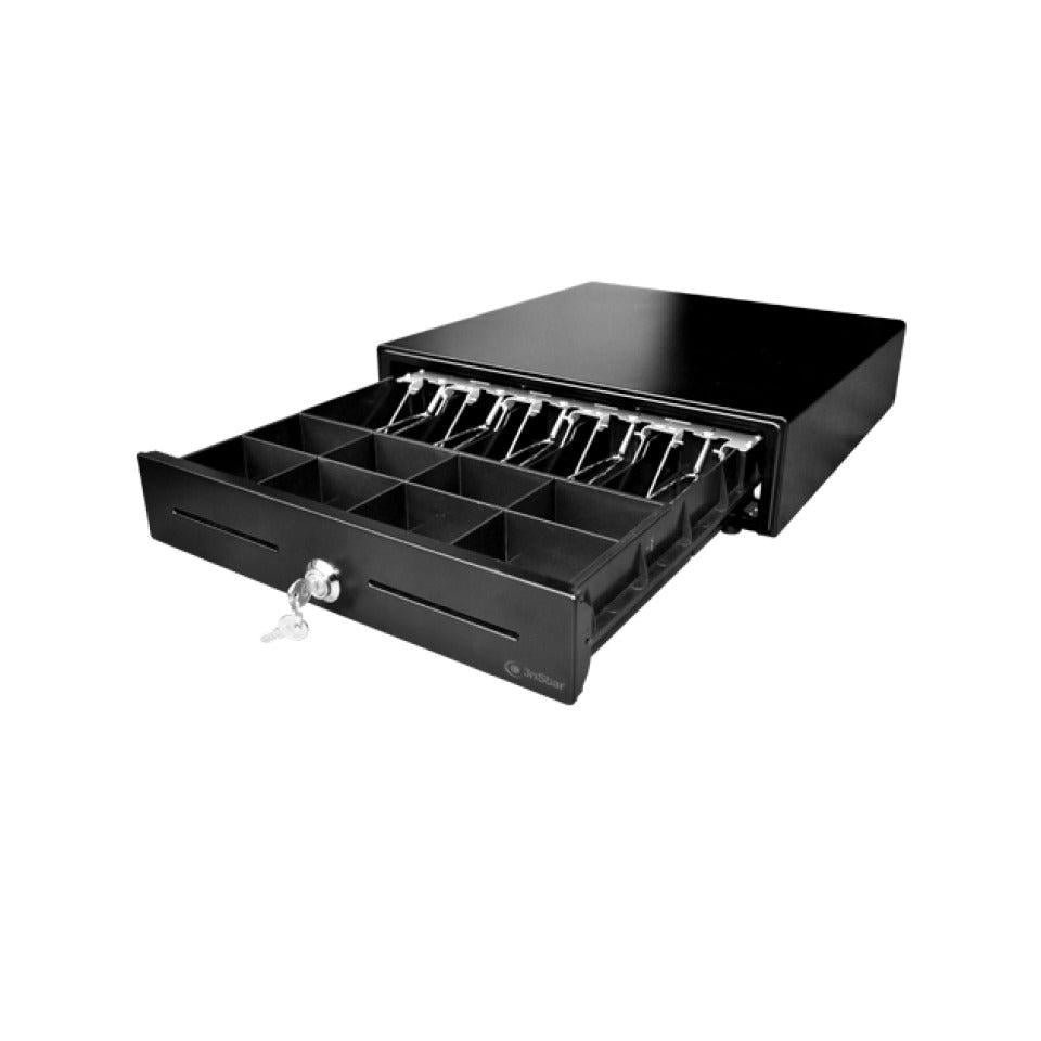 Cajón de Dinero 3nStar CD350 con Llave, 5.8kg, Negro