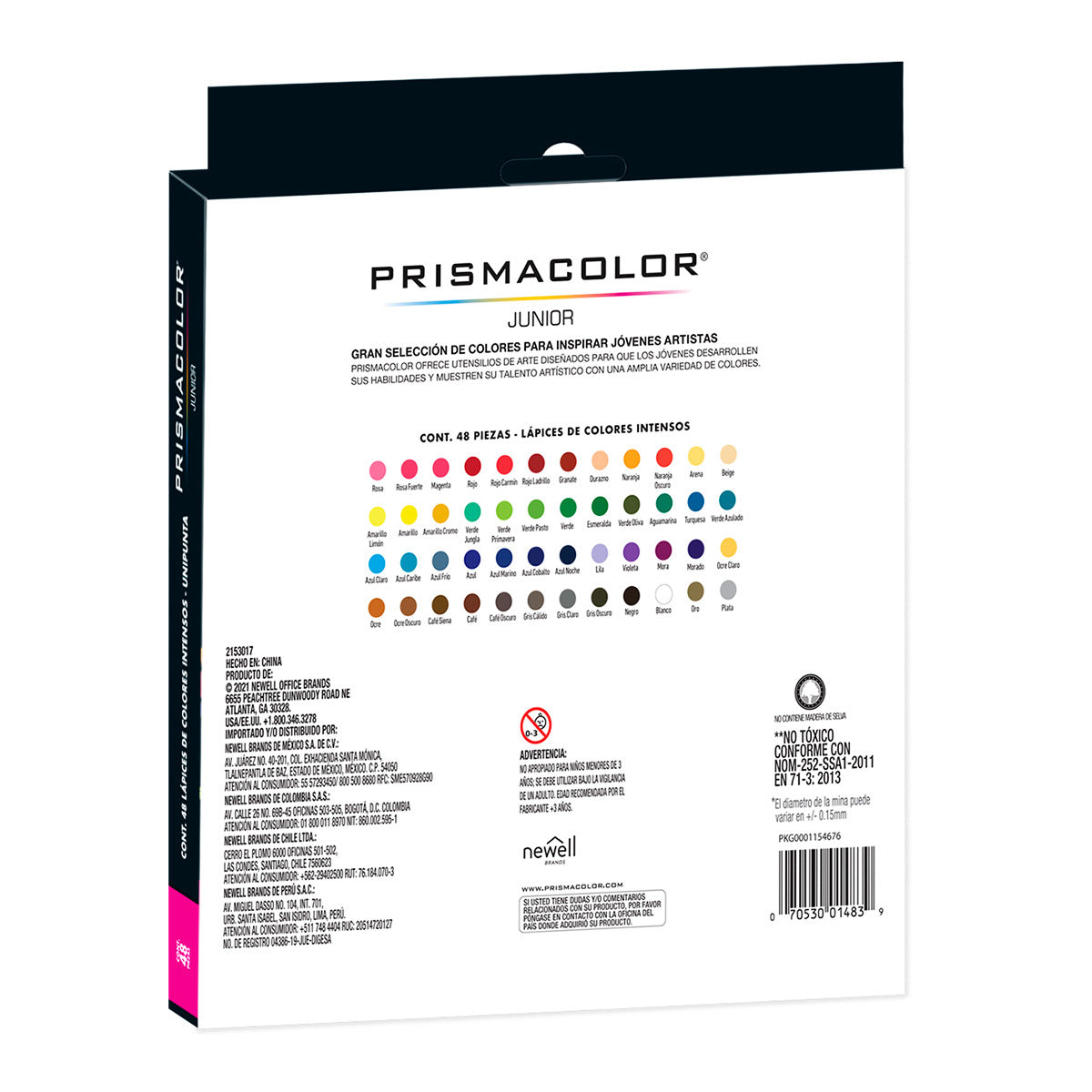 Lápices De Colores Prismacolor Junior Caja Con 48 Piezas
