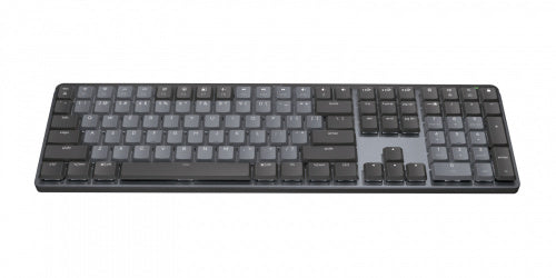 Teclado Logitech MX Mechanical, Inalámbrico, Bluetooth, Grafito (Español)
