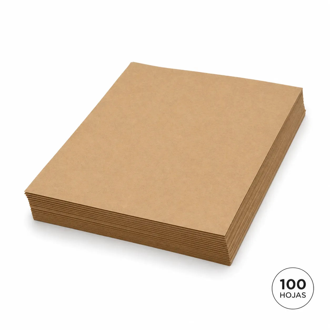 Papel Kraft Papira Carta 125 G Invitaciones Marrón 100 Hojas