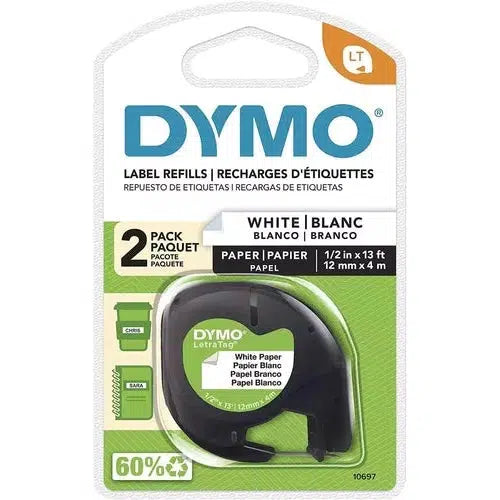 Cinta Etiqueta De Papel Dymo Para Rotulador Letratag 4 Pzs