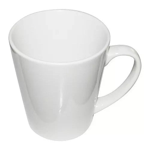 Taza para Sublimar Cónica Blanca 11 Oz
