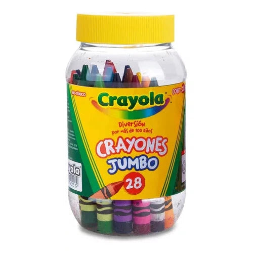 Crayones Crayola Jumbo Estuche Con 28 Colores Diferentes