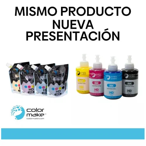 Tinta para Sublimar Color Make CMYK 135g c/u