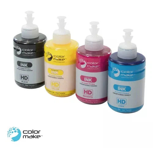 Tinta para Sublimar Color Make CMYK 135g c/u