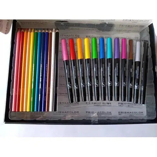 Kit De Arte Prismacolor Junior Lápices Y Plumones 24 Piezas