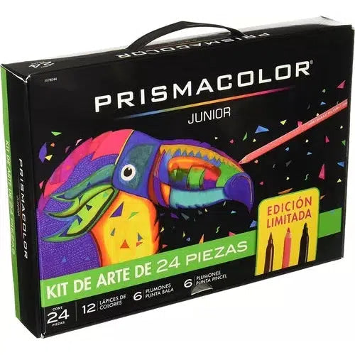 Kit De Arte Prismacolor Junior Lápices Y Plumones 24 Piezas