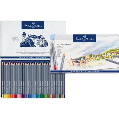 Lapices de Colores Acuarelables Faber Castell x 36 + Sacapuntas + Pincel