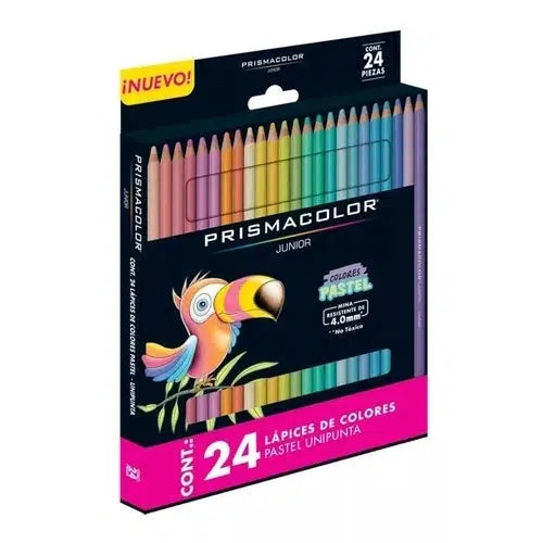Lápices De Colores Prismacolor Junior Pastel Caja 24 Piezas