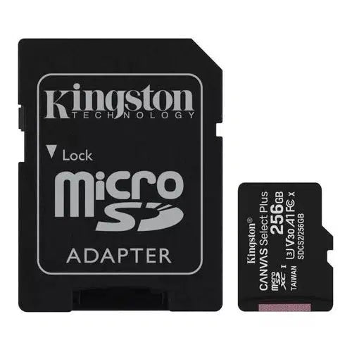 Memoria Micro Sd Kingston 256 Gb Canvas Select Plus 100 Mbs