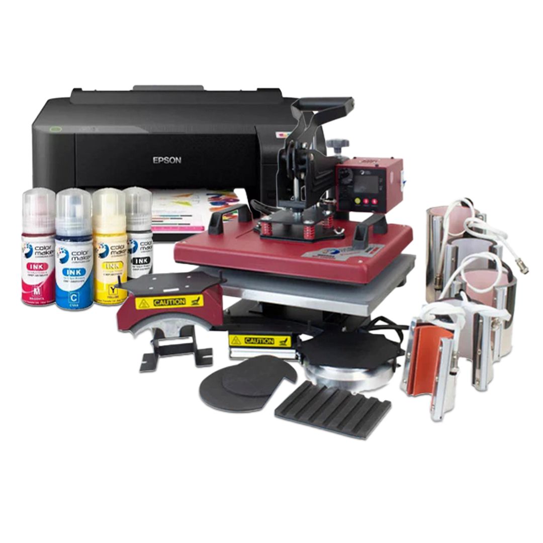 Kit Oro Color Make Plancha para Sublimar + Impresora