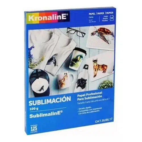 Papel para Sublimar Carta Kronaline 125 Hojas