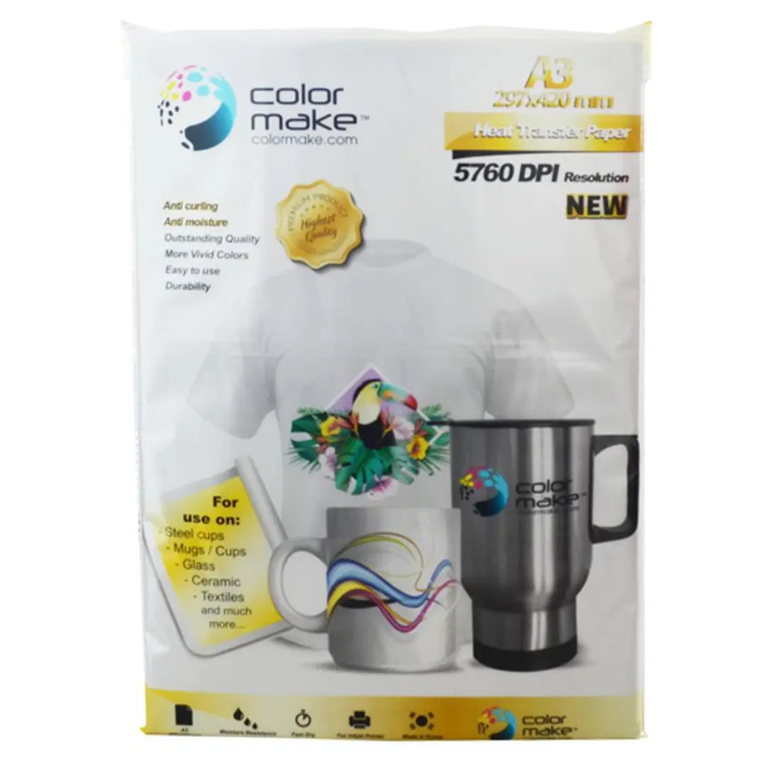 Papel para Sublimar Premium A3 Color Make