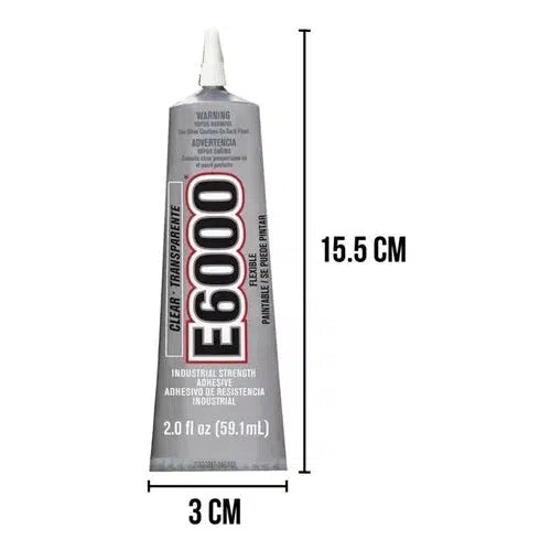 Pegamento Adhesivo E6000 Transparente Para Manualidades 2 Oz