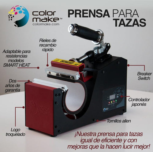 Kit Básico Color Make Plancha para Sublimar + Impresora