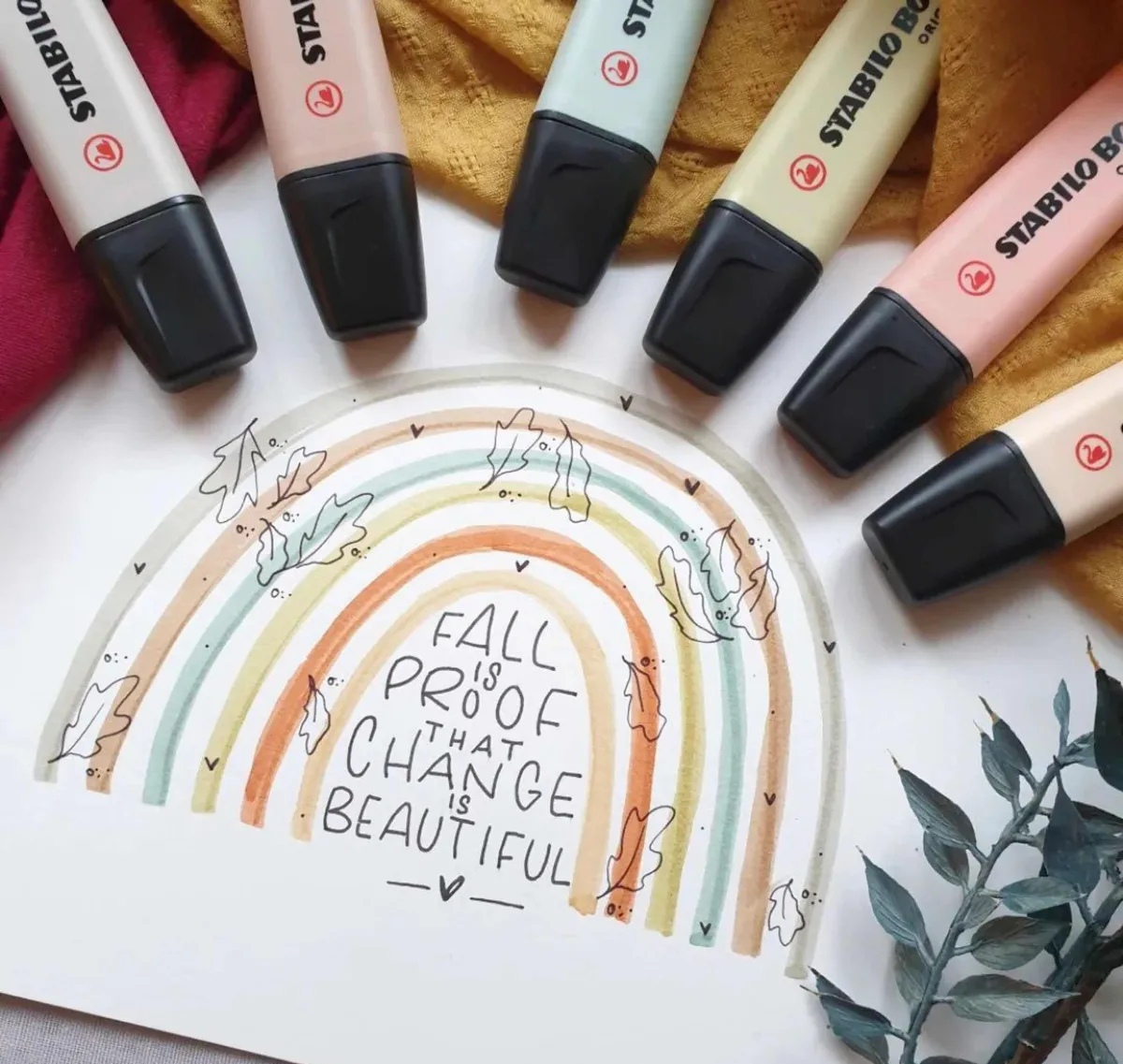 Kit Resaltadores Marcatextos Stabilo Boss Nature Colors 7 Pz