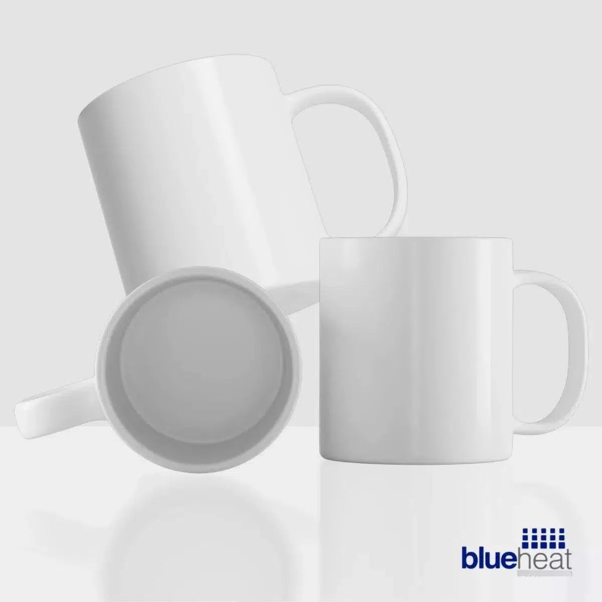 Taza Blanca Para Sublimar Sublimación 11 Oz Blue Heat