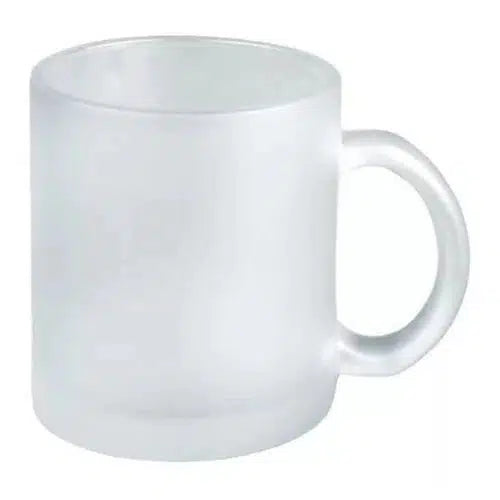 Taza para Sublimar Glaseada de Vidrio Esmerilada 11 Oz.