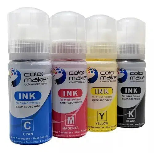 Tinta Sublimar Sublimación Color Make Cmyk 70 Gr Ecofit Epson