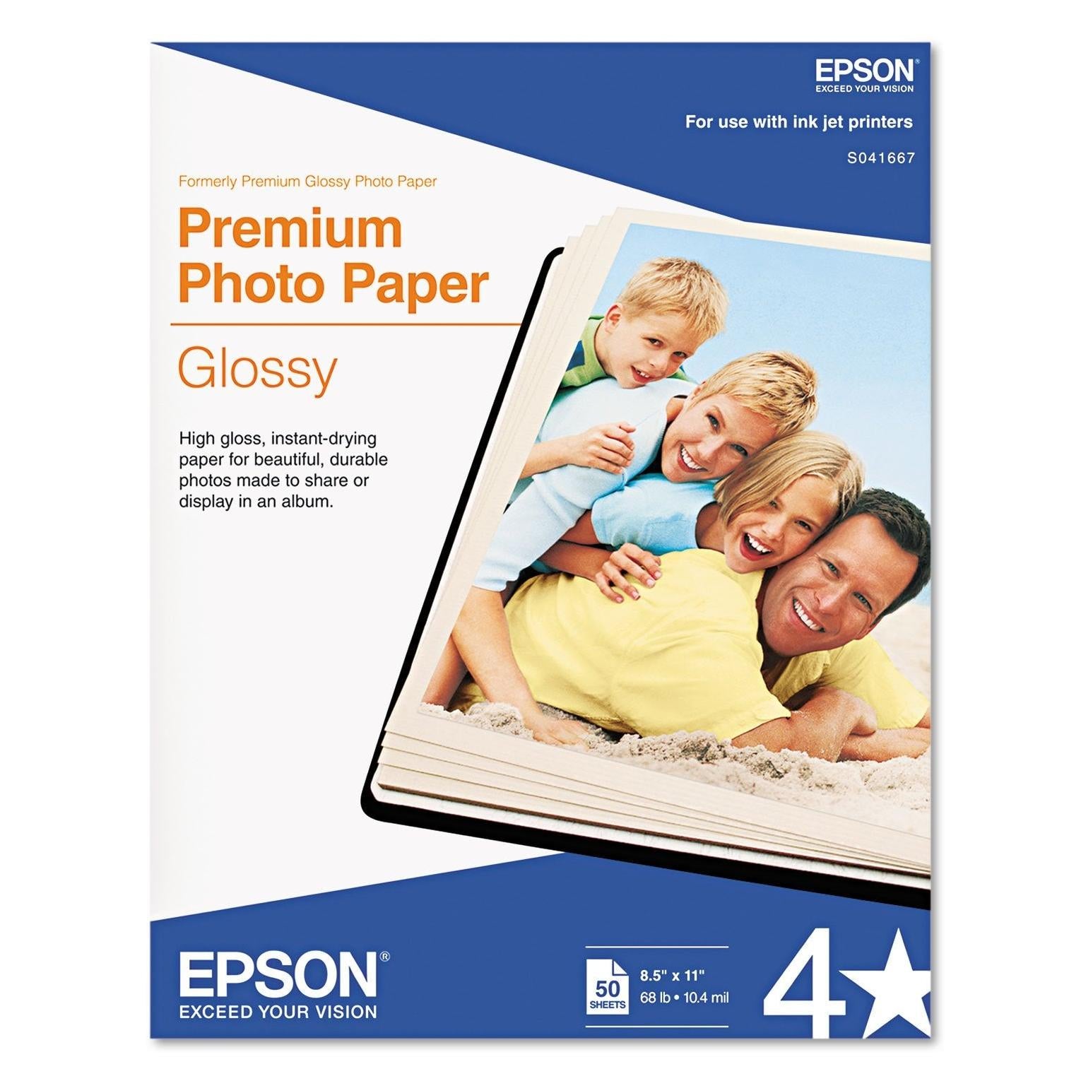 Papel Fotográfico Glossy Epson Premium Photo Paper Ultra Brillante 20 Hoja(s) Blanco