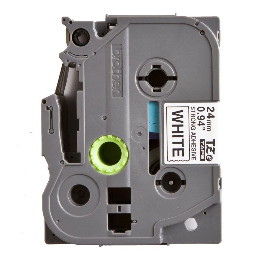 Cinta para Impresora de Etiquetas Brother TZeS251 TZ Transferencia Térmica Negro sobre Blanco PT-1400, PT-1500