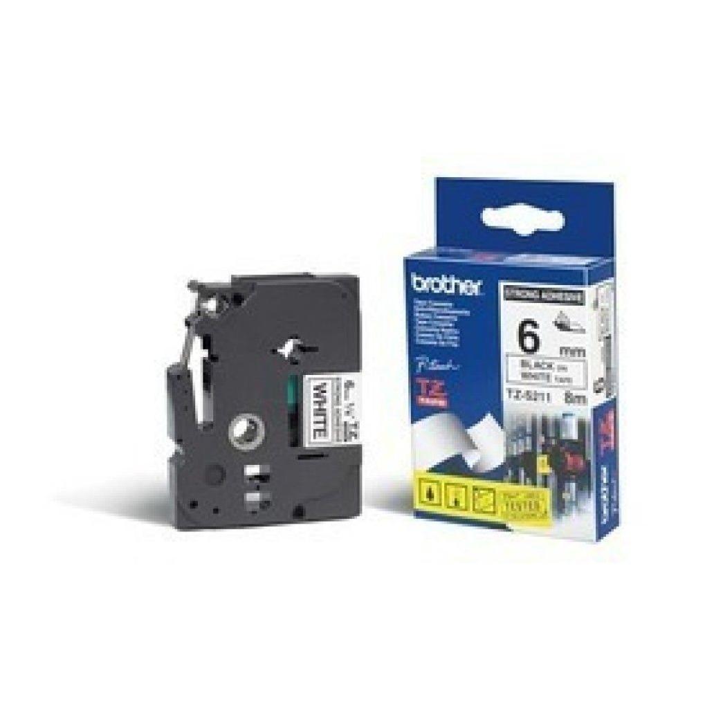 Cintas para Impresoras de Etiquetas Brother TZe-S211 TZ Inyección de Tinta