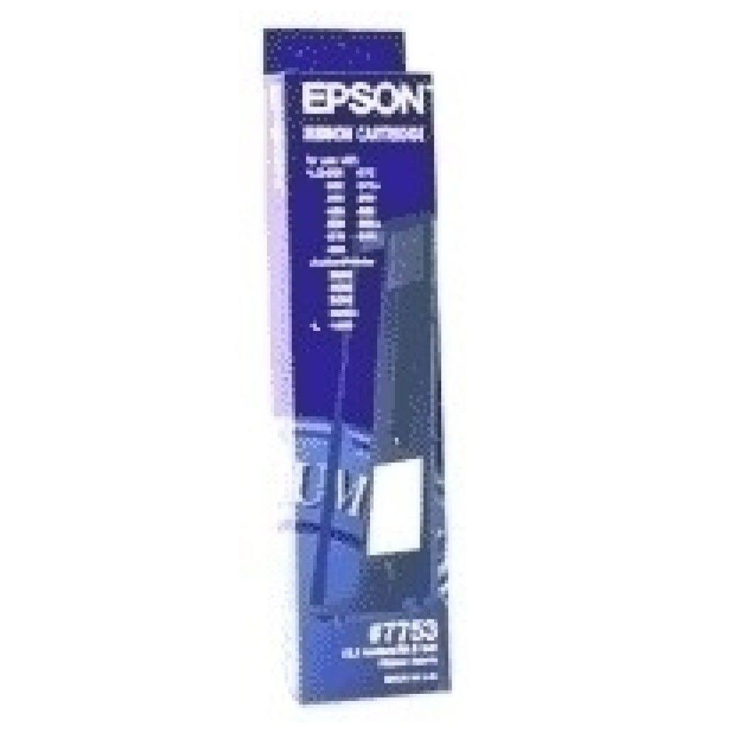 Cinta para Impresora Epson black fabric ribbon matriz de punto lq500 510 570