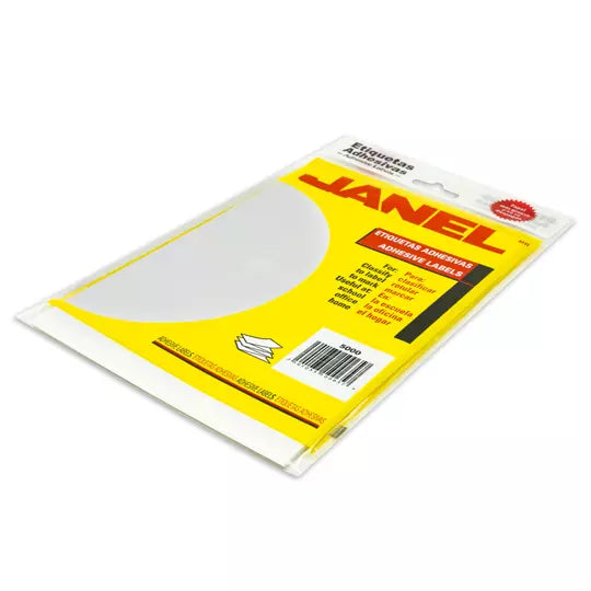 Etiqueta blanca JANEL clasica no. 25 con84 etiquetas de 50x100mm