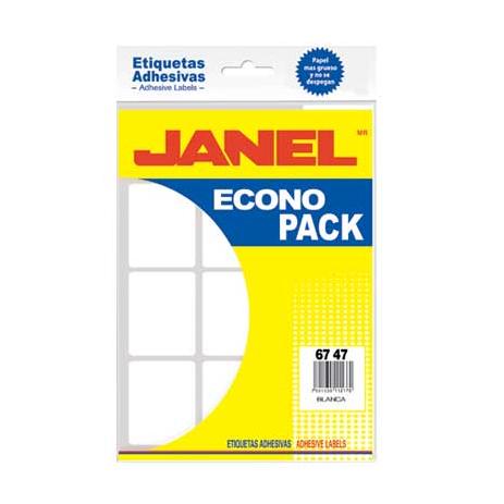 Etiquetas Autoadhesivas Janel E126747200 Estándar 108 Pieza(s) Blanco