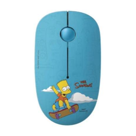 Mouse Steren The Simpsons Óptico 1600 DPI Inalambrico RF Azul