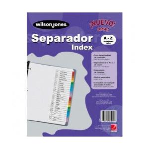 Acco Wilson Jones Separador P1367, A-Z, Morado