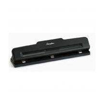Acco Perforadora Ajustable de 3 Orificios P5416, hasta 10 Hojas, Negro