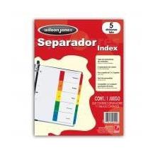 Acco Wilson Jones Separador P1346, 8 Divisiones, Blanco