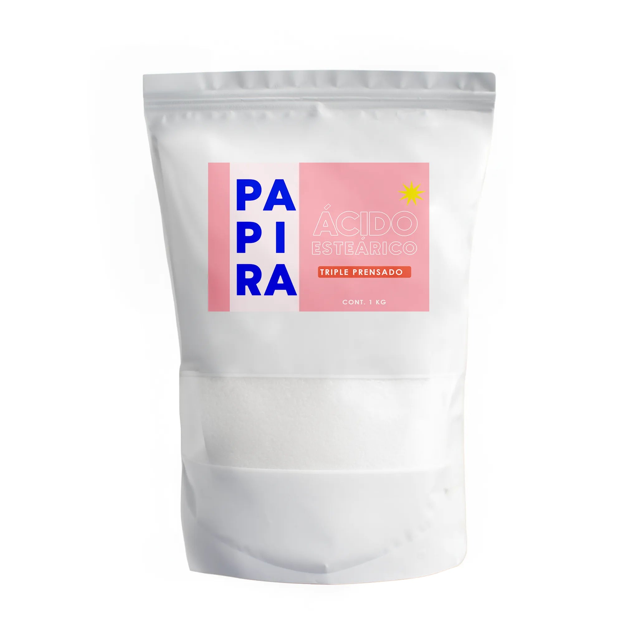 Ácido Esteárico Papira Velas Jabones Triple Prensado 1 Kg