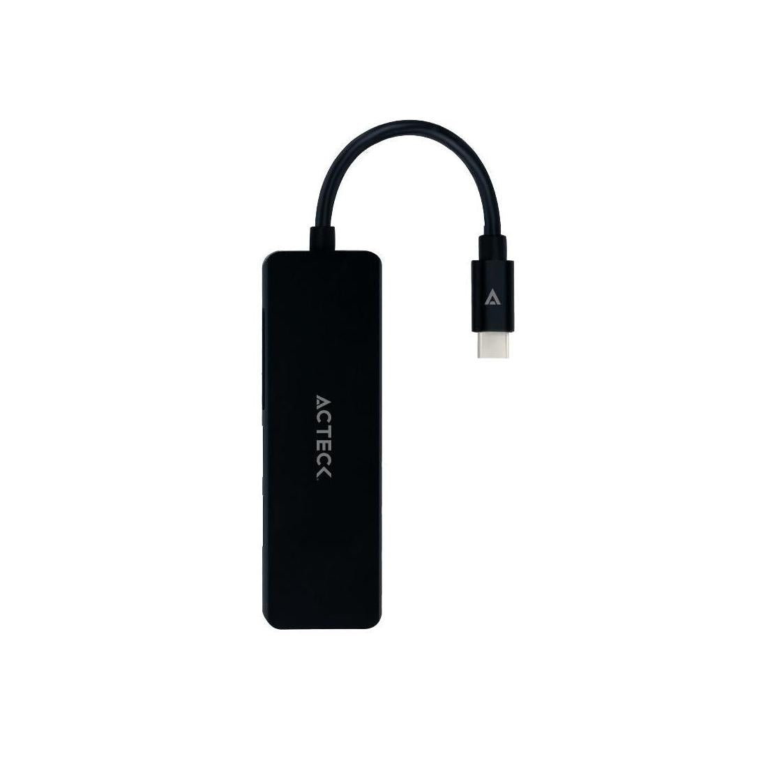Acteck Hub USB C 3.2 Macho - 1x HDMI, 1x USB 2.0, 1x USB 3.0, Negro