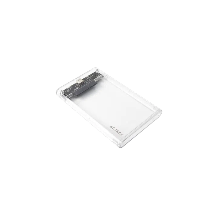 Acteck Gabinete de Disco Duro Armor Clear HC430 2.5", SATA, Micro-USB B, USB 3.0, Transparente