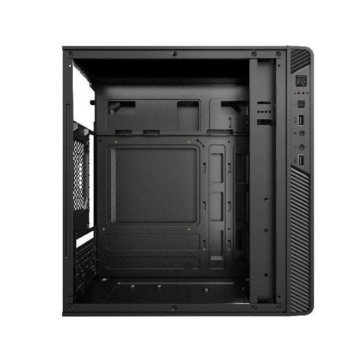 Gabinete Acteck Performance II GI215 con Ventana, Micro-Tower, Micro-ATX/ITX, USB 2.0, con Fuente de 500W, sin Ventiladores Instalados, Negro