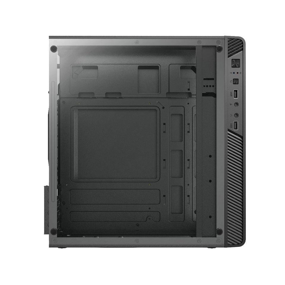 Gabinete Acteck Performance II GI215W con Ventana, Micro-Tower, Micro-ATX/Mini ATX, USB 2.0, con Fuente de 500W, sin Ventiladores Instalados, Negro