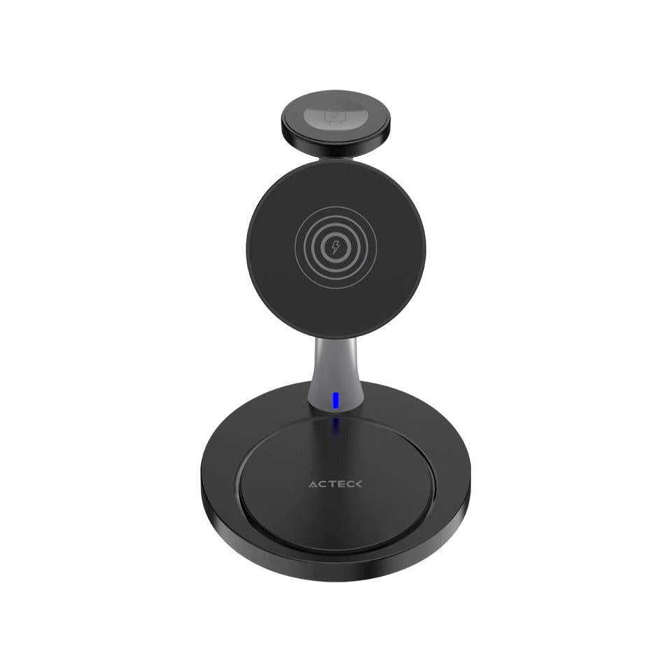 Acteck Cargador Inalámbrico Energon S-Mate CI740, 15W, 1x USB-C, Negro