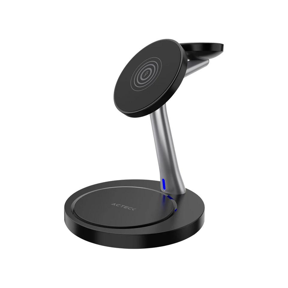 Acteck Cargador Inalámbrico Energon S-Mate CI740, 15W, 1x USB-C, Negro