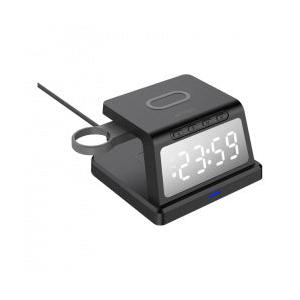 Acteck Cargador Inalámbrico Energon S-Mate CI730 3 en 1, 15W, USB-C, Negro