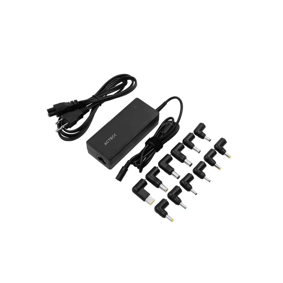Acteck Cargador Universal para Laptop Energon Roam CU494, 15-20V, Negro