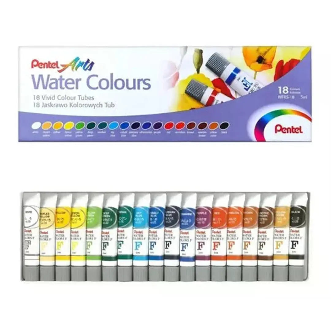 Acuarelas Profesionales Pentel Arts Estuche 18 Colores 5 Ml