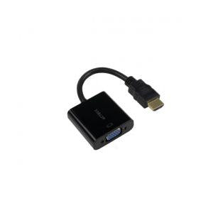 Acteck Adaptador HDMI Macho - VGA Hembra, Negro