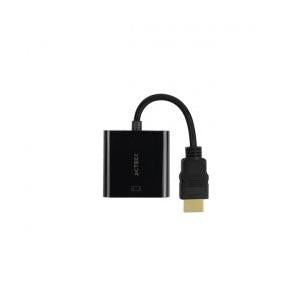 Acteck Adaptador HDMI Macho - VGA Hembra, Negro