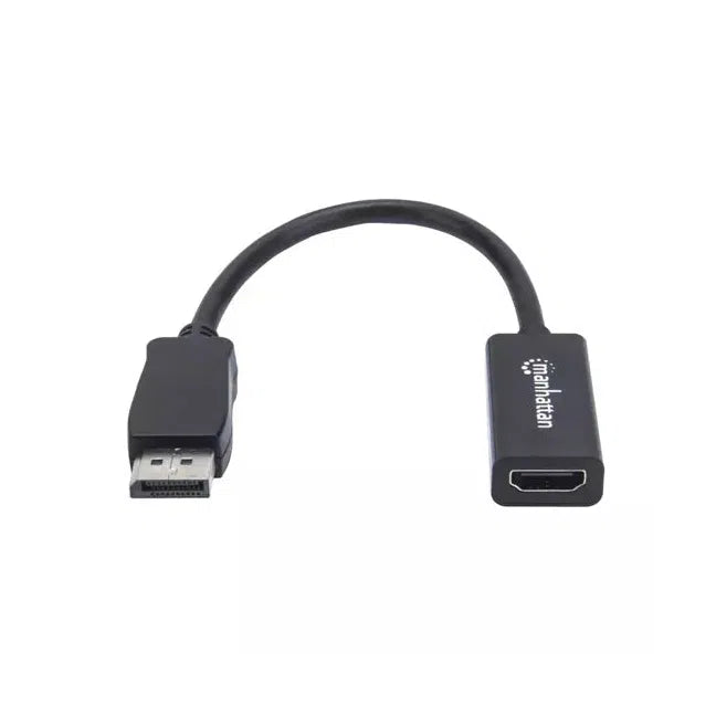 Manhattan Adaptador Pasivo DisplayPort Macho - HDMI Hembra, Negro