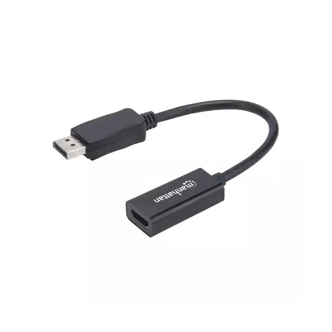 Manhattan Adaptador Pasivo DisplayPort Macho - HDMI Hembra, Negro