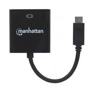 Manhattan Adaptador USB-C 3.1 Macho - HDMI Hembra, Negro